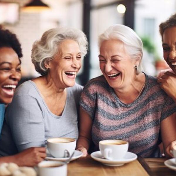 Ladies having coffee