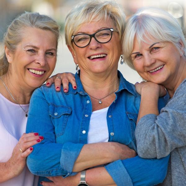 Women laughing